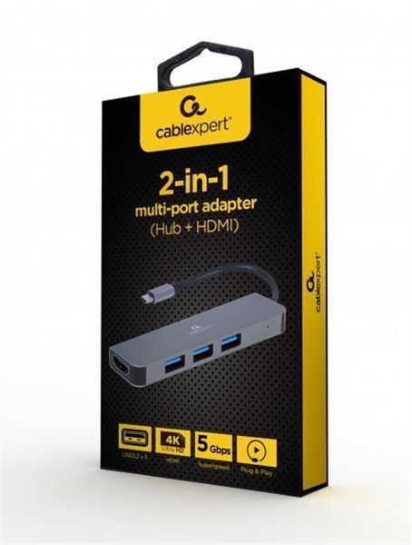 USB-хаб Cablexpert (A-CM-COMBO2-01) H00000179693 фото
