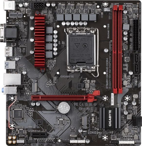 Материнська плата Gigabyte 1700 (B760M Gaming DDR4) H00000327171 фото