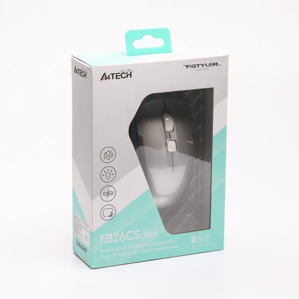 Мышь A4Tech (FB26CS Air2 (Icy White)) H00000457222 фото