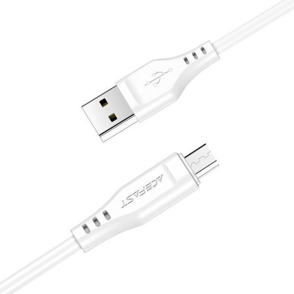 Кабель ACEFAST USB Type A - Micro-USB 1.2 м USB 2.0 (AFC3-09W) H00000180156 фото