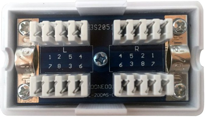 Соединитель витой пары Cablexpert FTP Cat 6 под забивку кабеля белый (NCA-LSAS6-01) H00000252233 фото