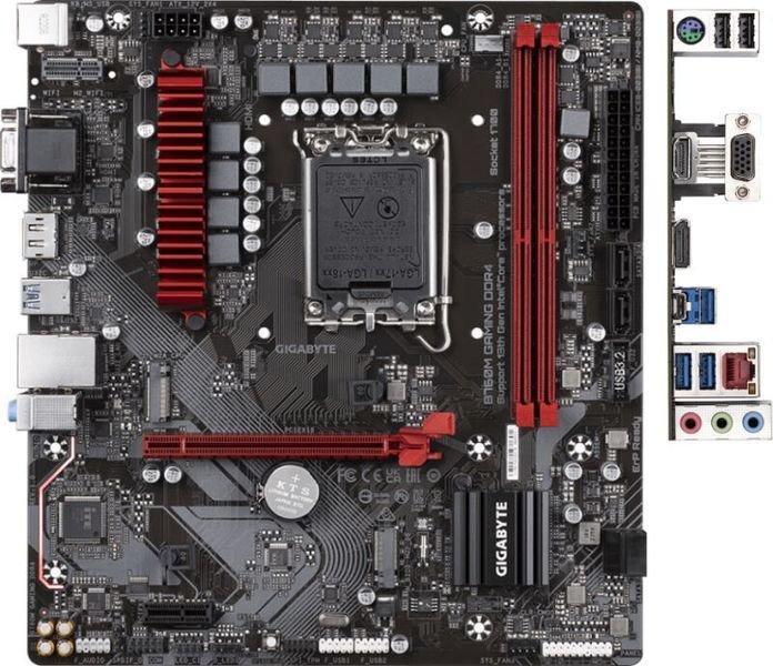 Материнська плата Gigabyte 1700 (B760M Gaming DDR4) H00000327171 фото