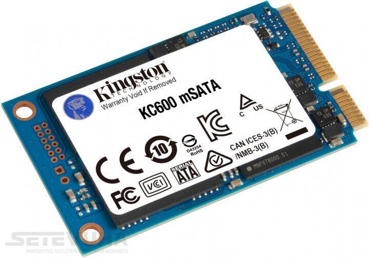 SSD диск Kingston KC600 256ГБ SATA III mSATA 3D NAND TLC (SKC600MS/256G) H00000044690 фото