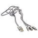 Кабель PowerPlant USB Type A - Micro-USB USB Type C Apple Lightning 1.2 м USB 2.0 (CA910663) H00000179556 фото 1