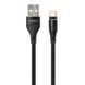 Кабель Vinga USB Type A - USB Type C 1 м USB 2.0 (VCPDCTCCANB1BK) H00000204214 фото 2