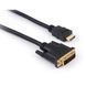 Кабель Vinga HDMI - DVI 5 м (VCPHDMIDVI5) H00000176079 фото 1