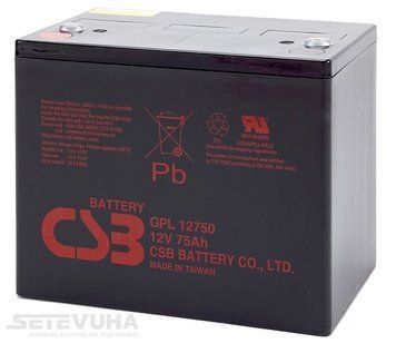 Акумуляторна батарея CSB 73 Аг AGM 12 В (GPL12750) H00000002181 фото