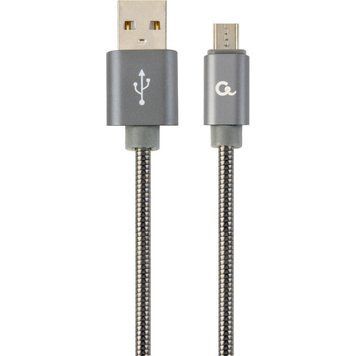 Кабель Cablexpert USB Type A - Micro-USB 1 м USB 2.0 (CC-USB2S-AMmBM-1M-BG) H00000179915 фото
