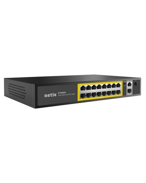 Комутатор Netis PoE (P116GH) H00000307984 фото