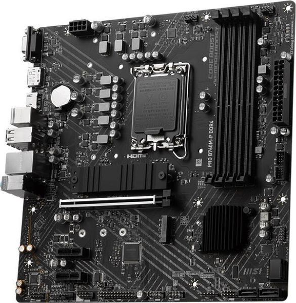 Материнська плата MSI 1700 (PRO B760M-P DDR4) H00000341758 фото