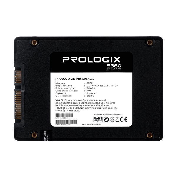 SSD диск ProLogiX (PRO512GS360) H00000446628 фото