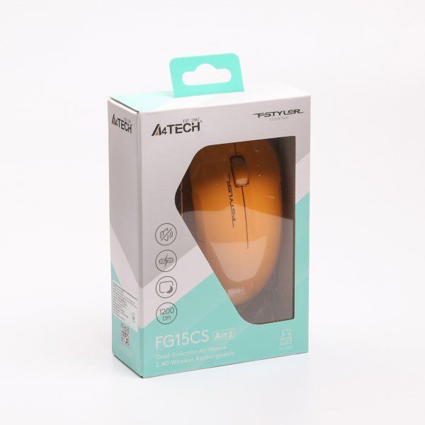 Мышь A4Tech (FG15CS Air2 (Yellow)) H00000457224 фото