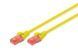 Патч корд DIGITUS UTP Cat. 6 0.5 м LSZH Жовтий (DK-1617-005/Y) H00000159844 фото