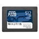 SSD диск Patriot 512ГБ SATA III 2.5" 3D NAND TLC (P220S512G25) H00000333737 фото 1