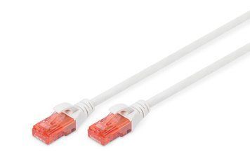 Патч корд DIGITUS UTP Cat. 6 1 м LSZH Білий (DK-1617-010/WH) H00000159845 фото