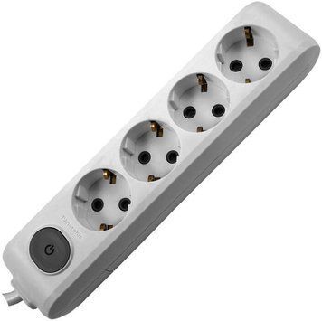 Удлинитель Panasonic 3м 4-розеточный EU (WLTA04432GR-UA) H00000275569 фото