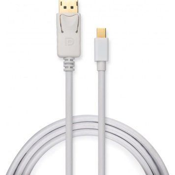Кабель Vinga Mini DisplayPort - DisplayPort 1.8 м (VCPMDPDP1.8WH) H00000176081 фото