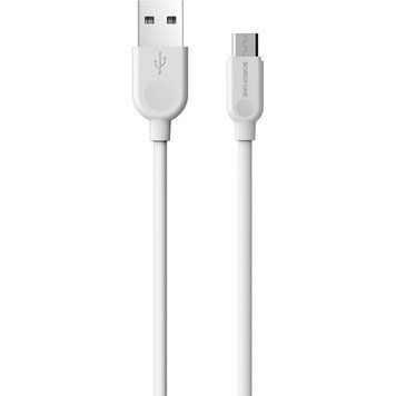 Кабель Borofone USB Type A - Micro-USB 2 м USB 2.0 (BX14M2W) H00000180212 фото