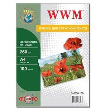 Папір WWM А4 260 г/м&sup2; 100 шт. (SM260.100) H00000177358 фото
