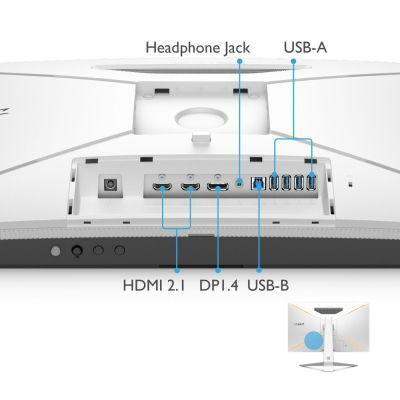Монитор BenQ Mobiuz EX2710U (9H.LKTLA.TBE) H00000261393 фото