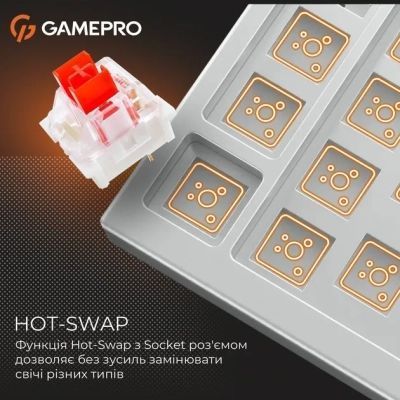 Клавіатура GamePro (MK130BW) H00000483419 фото