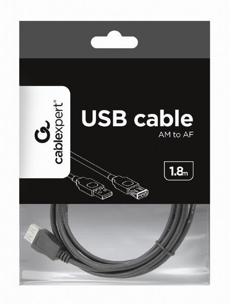 Кабель Cablexpert USB Type A - USB Type A 1.8 м USB 2.0 (CCP-USB2-AMAF-6) H00000180027 фото