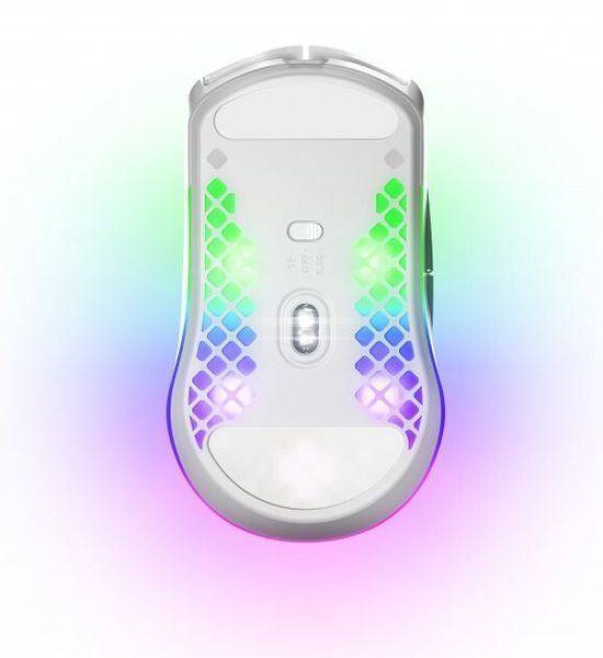 Мышь SteelSeries Aerox 3 Wireless Snow игровая (SS62608) H00000134188 фото