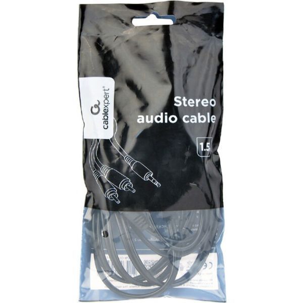 Кабель Cablexpert mini-jack 3.5 мм - RCA 1.5 м (CCA-352-1.5M) H00000179923 фото
