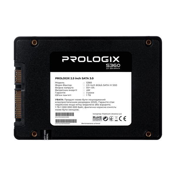 SSD диск ProLogiX (PRO1000GS360) H00000446630 фото