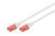 Патч-корд DIGITUS UTP Cat. 6 1 м LSZH Белый (DK-1617-010/WH) H00000159845 фото