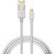 Кабель Vinga Mini DisplayPort - DisplayPort 1.8 м (VCPMDPDP1.8WH) H00000176081 фото 1