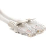 Патч корд PowerPlant UTP Cat. 5e 15 м PVC Білий (CA911677) H00000100339 фото