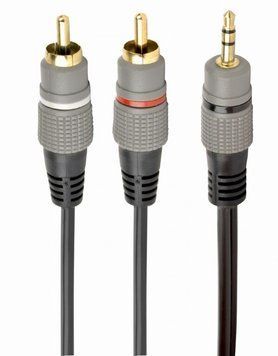 Кабель Cablexpert mini-jack 3.5 мм - 2*RCA 2.5 м (CCA-352-2.5M) H00000179925 фото