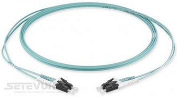 Патч-корд оптичний Corning LC-LC UPC MM(OM3) Duplex 3м (050502T5Z20003M) H00000014170 фото
