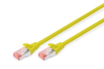Патч корд DIGITUS S/FTP Cat. 6 0.5 м LSZH Жовтий (DK-1644-005/Y) H00000275244 фото
