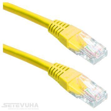 Патч-корд Molex UTP Cat. 5e 1 м LSZH Желтый (PCD-03001-0K) H00000026149 фото