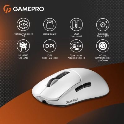 Миша GamePro (GM012W) H00000483427 фото
