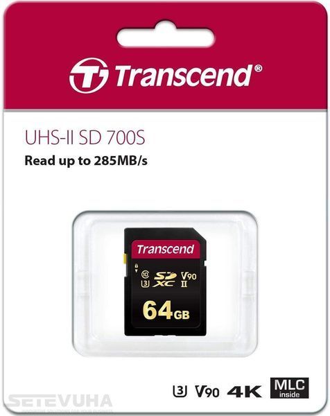 Карта памяти Transcend 700S SD 64ГБ (TS64GSDC700S) H00000038408 фото