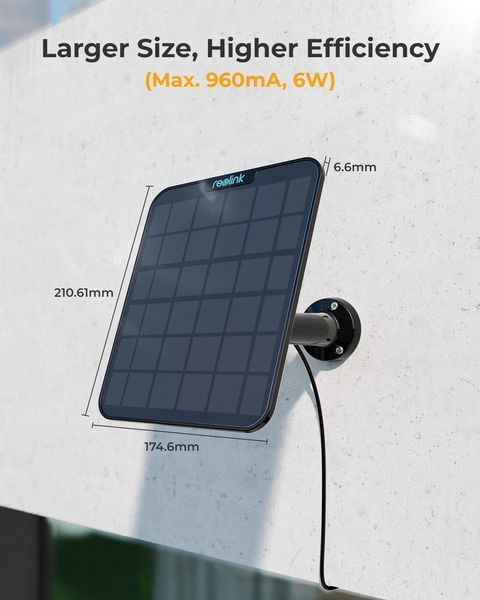 Портативная солнечная панель Reolink (Solar Panel 2 Black) H00000470738 фото