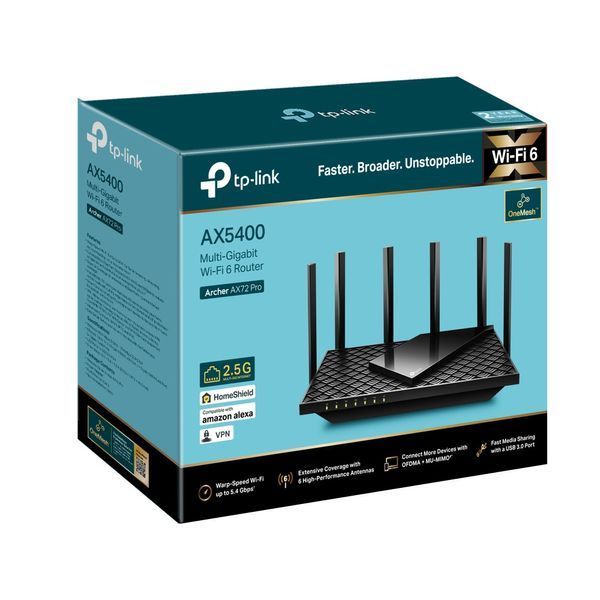 Беспроводной маршрутизатор TP-Link (ARCHER AX72 PRO) H00000383260 фото