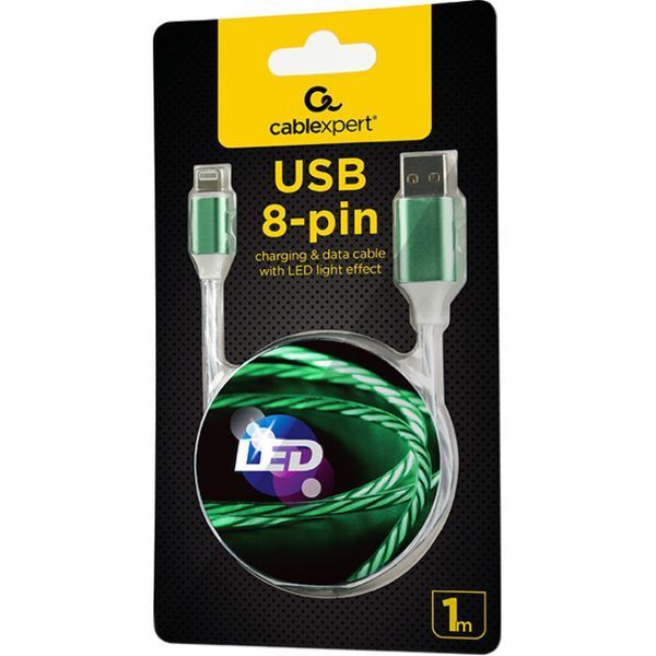 Кабель Cablexpert USB Type A - Apple Lightning 1 м USB 2.0 (CC-USB-8PLED-1M) H00000179796 фото