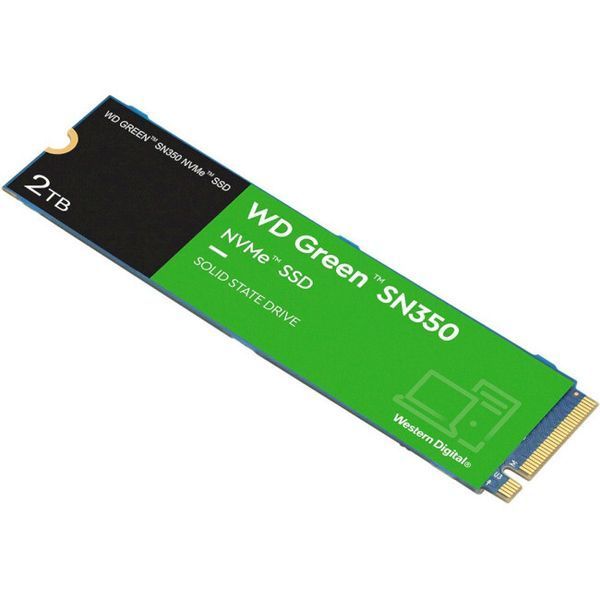 SSD диск WD Green SN350 2ТБ PCI Express 3.0 x4x М.2 2280 3D NAND QLC (WDS200T3G0C) H00000303273 фото