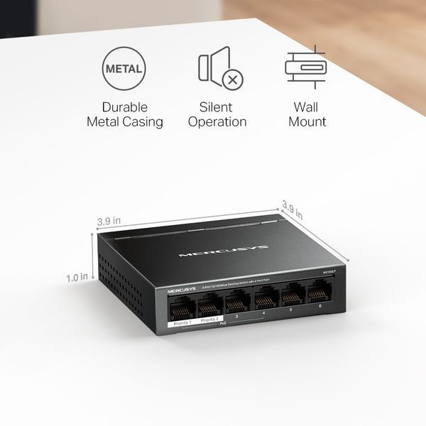 Комутатор Mercusys (MS106LP) H00000438970 фото