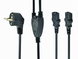 Кабель питания Cablexpert CEE 7/7-С13x2 2 м (1.55 м + 0.45 м (2x)) (PC-186-ML6) H00000174485 фото 1