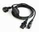 Кабель питания Cablexpert CEE 7/7-С13x2 2 м (1.55 м + 0.45 м (2x)) (PC-186-ML6) H00000174485 фото 2