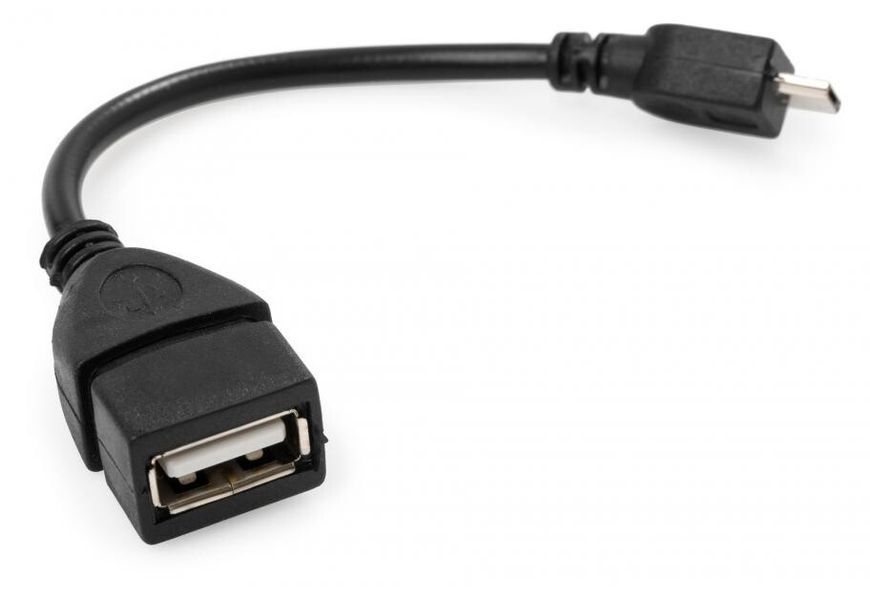 Кабель Vinga USB Type A - mini-USB 0.1 м USB 2.0 (VCPDCOTGMBK) H00000271479 фото