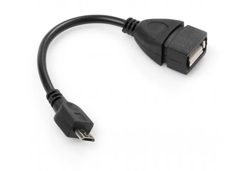 Кабель Vinga USB Type A - mini-USB 0.1 м USB 2.0 (VCPDCOTGMBK) H00000271479 фото