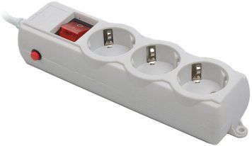 Сетевой фильтр Gembird 3м 3-розеточный EU (SPG3-G-10G-PRO) H00000323678 фото