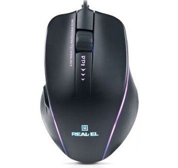 Мышь REAL-EL проводная игровая (EL123200028) H00000076726 фото