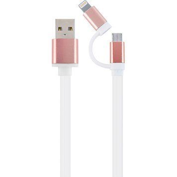 Кабель Cablexpert USB Type A - Micro-USB Apple Lightning 1 м USB 2.0 (CC-USB2-AM8PmB-1M-PK) H00000179804 фото